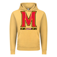 Vintage Mustard maryland terr Vintage Hoodie - linhVisuals