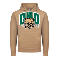 Vintage Coffee ohio bobc Vintage Hoodie - linhVisuals