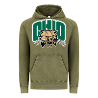 Vintage Olive ohio bobc Vintage Hoodie - linhVisuals