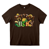 Chocolate Brown Western lucky St. Patrick's Day Heavy Core Tee - CowGirlArtShop