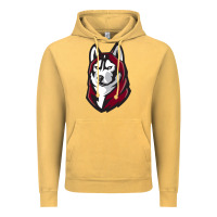 Vintage Mustard bloomsburg huskies Vintage Hoodie - linhVisuals