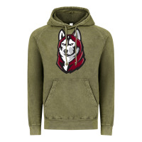 Vintage Olive bloomsburg huskies Vintage Hoodie - linhVisuals