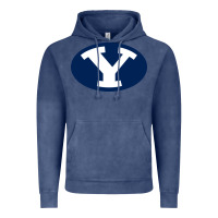 Vintage Denim byu couga s Vintage Hoodie - linhVisuals