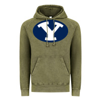 Vintage Olive byu couga s Vintage Hoodie - linhVisuals