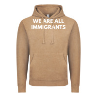 Vintage Coffee we are all immigrants Vintage Hoodie - linhVisuals