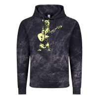 Cloud Black cat playing guitar Vintage Hoodie - linhVisuals