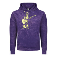 Cloud Purple cat playing guitar Vintage Hoodie - linhVisuals