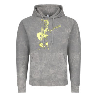 Cloud Rock cat playing guitar Vintage Hoodie - linhVisuals