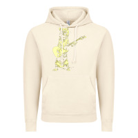 Vintage Artic cat playing guitar Vintage Hoodie - linhVisuals