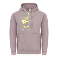 Vintage Zinc cat playing guitar Vintage Hoodie - linhVisuals