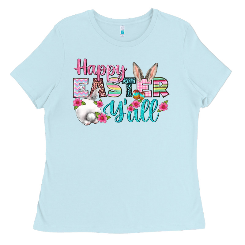 Happy Easter Y'all Ladies Tee by BundleAndBundleShop | Teevron