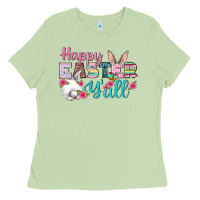 Matcha Happy Easter Y'all Ladies Tee - BundleAndBundleShop