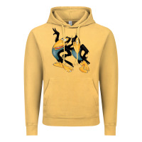 Vintage Mustard Heckle and Jeckle Vintage Hoodie - linhVisuals