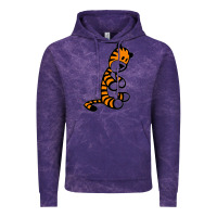 Cloud Purple Calvin Bill Watterson Vintage Hoodie - linhVisuals