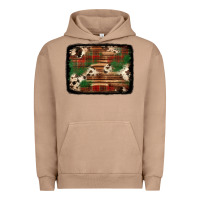 Pigment Burro christmas buffalo plaid cowhide background Urban Hoodie - Jasminsmagicworld