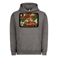 Pigment Tornado christmas buffalo plaid cowhide background Urban Hoodie - Jasminsmagicworld