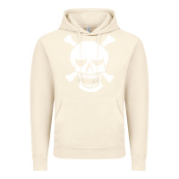 Vintage Artic skull crossbones Vintage Hoodie - linhVisuals