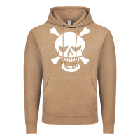 Vintage Coffee skull crossbones Vintage Hoodie - linhVisuals