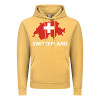 Vintage Mustard switzerland Vintage Hoodie - linhVisuals