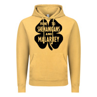 Vintage Mustard prone to shenanigans and malarkey Vintage Hoodie - linhVisuals