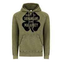 Vintage Olive prone to shenanigans and malarkey Vintage Hoodie - linhVisuals