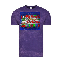 Cloud Purple my favorite color is Christmas lights Vintage Tee - BundleAndBundleShop