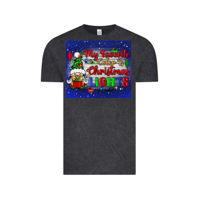 My Favorite Color Is Christmas Lights Vintage Tee by BundleAndBundleShop | Teevron