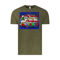 Vintage Olive my favorite color is Christmas lights Vintage Tee - BundleAndBundleShop