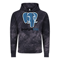 Cloud Black Postgresql Vintage Hoodie - linhVisuals