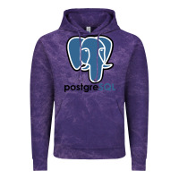 Cloud Purple Postgresql Vintage Hoodie - linhVisuals