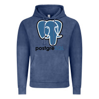 Vintage Denim Postgresql Vintage Hoodie - linhVisuals