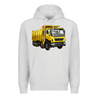 Dove Grey dump truck Premium Hoodie - Artiststas