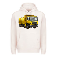 Pale Pink dump truck Premium Hoodie - Artiststas