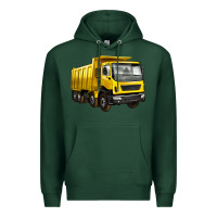 Sports Green dump truck Premium Hoodie - Artiststas