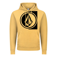 Vintage Mustard Volcom Style Vintage Hoodie - linhVisuals