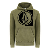 Vintage Olive Volcom Style Vintage Hoodie - linhVisuals