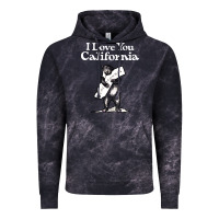 Cloud Black i love you california bear state hug Vintage Hoodie - linhVisuals