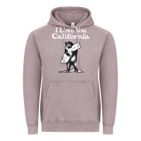 Vintage Zinc i love you california bear state hug Vintage Hoodie - linhVisuals