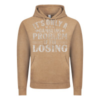 Vintage Coffee only a gambling problem if losing Vintage Hoodie - linhVisuals
