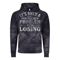 Cloud Black only a gambling problem if losing Vintage Hoodie - linhVisuals