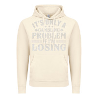 Vintage Artic only a gambling problem if losing Vintage Hoodie - linhVisuals