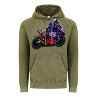 Vintage Olive Superbike Toprak Razgatlıoğlu Vintage Hoodie - linhVisuals