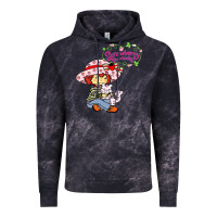 Cloud Black strawberry shortcake and cat Vintage Hoodie - linhVisuals