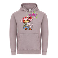 Vintage Zinc strawberry shortcake and cat Vintage Hoodie - linhVisuals