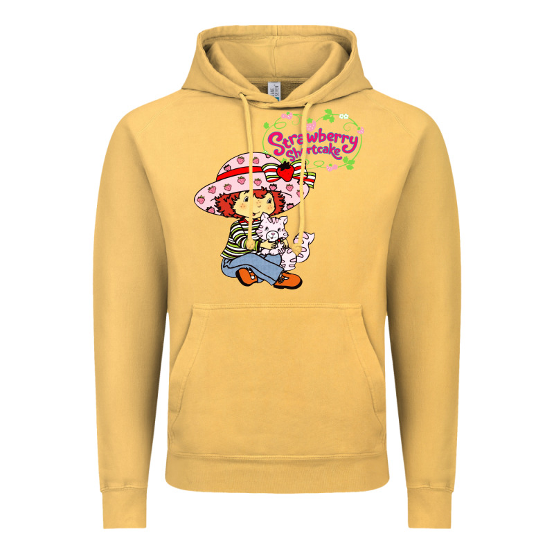 Strawberry Shortcake And Cat Vintage Hoodie by linhVisuals | Teevron