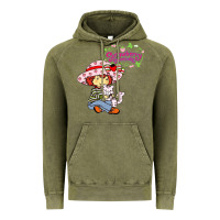 Vintage Olive strawberry shortcake and cat Vintage Hoodie - linhVisuals