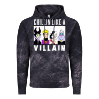 Cloud Black chillin like a villain Vintage Hoodie - linhVisuals