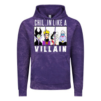 Cloud Purple chillin like a villain Vintage Hoodie - linhVisuals