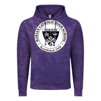 Cloud Purple marian catholic high school Vintage Hoodie - linhVisuals