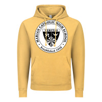 Vintage Mustard marian catholic high school Vintage Hoodie - linhVisuals